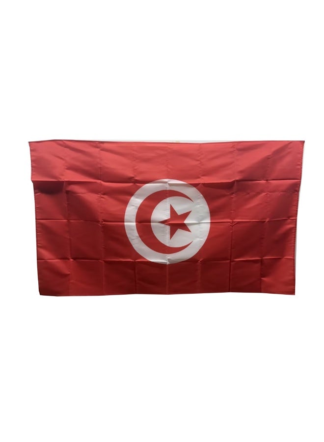Stormflag Tunisia Flag Wearable Flag Cape Suitable for Football Matches and Street Parties (90x150cm/3x5 ft) - Image 1
